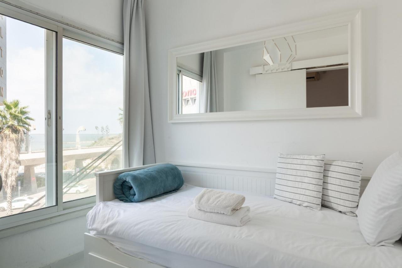 Sea View 2 Bedroom Apartment With Bomb Shelter Tel Aviv Ngoại thất bức ảnh